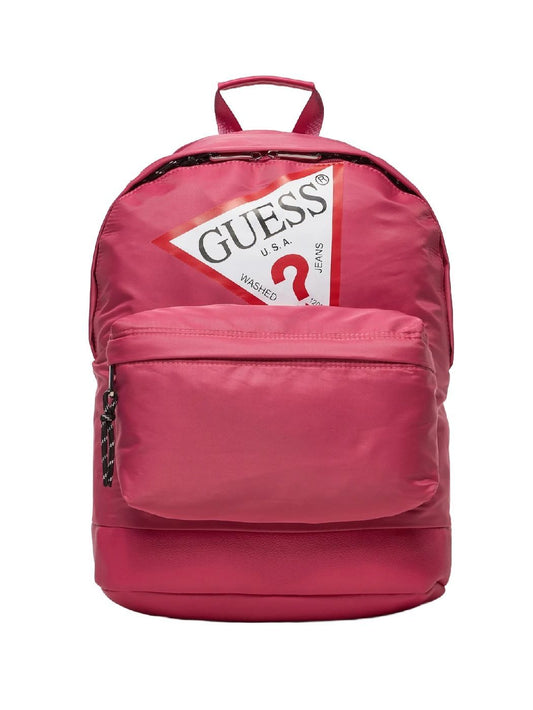 Pink backpack for girls Guess