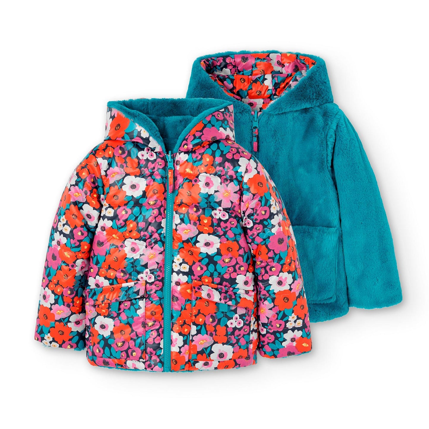 Reversible jacket for girl BOBOLI