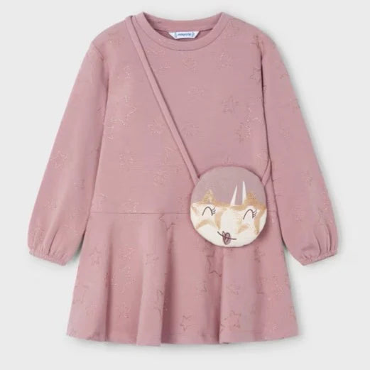 Dress for girl with bag MAYORAL