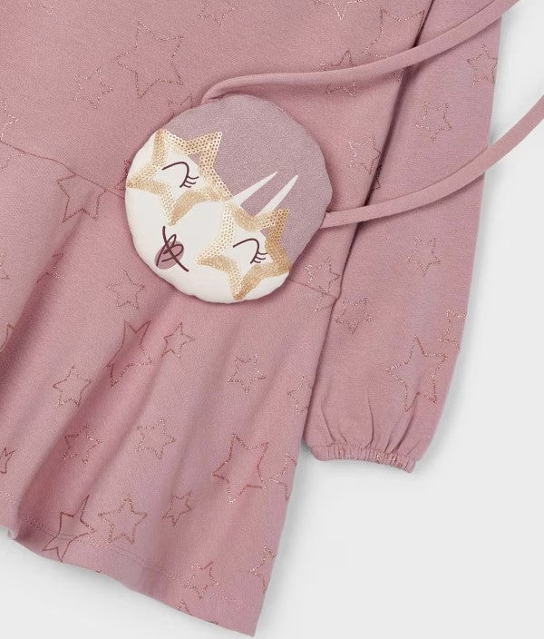 Dress for girl with bag MAYORAL
