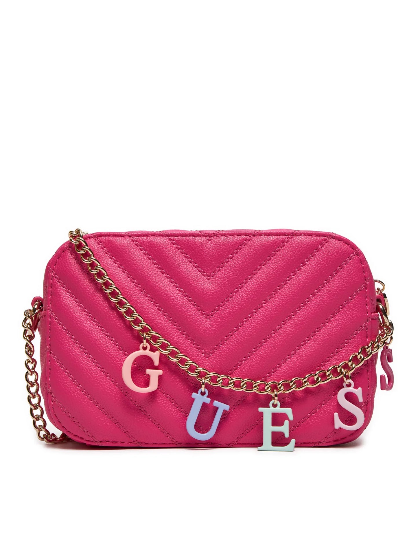 Чанта за момиче в розово Guess