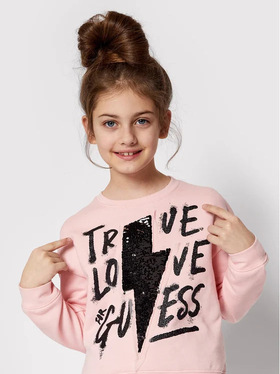 Guess pink blouse for girls