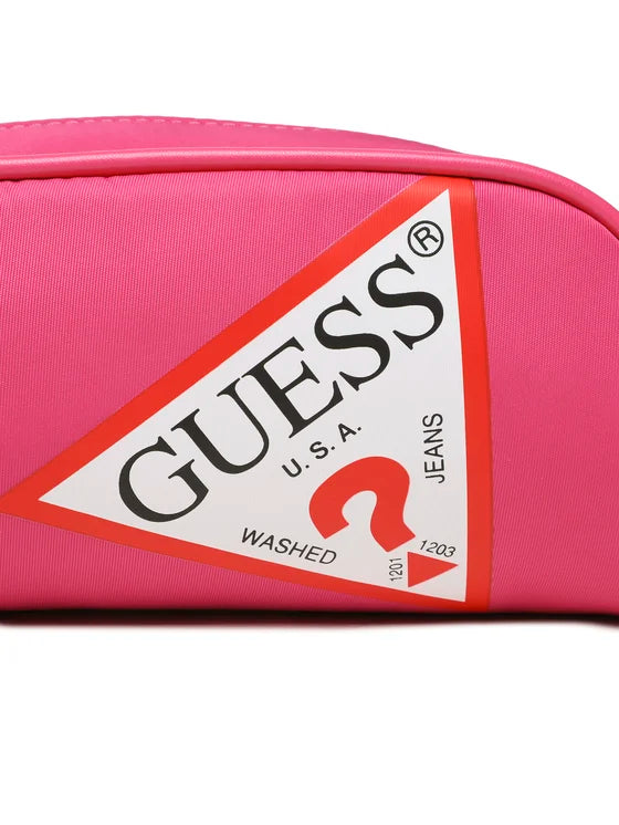 Guess pink girl's toiletry bag