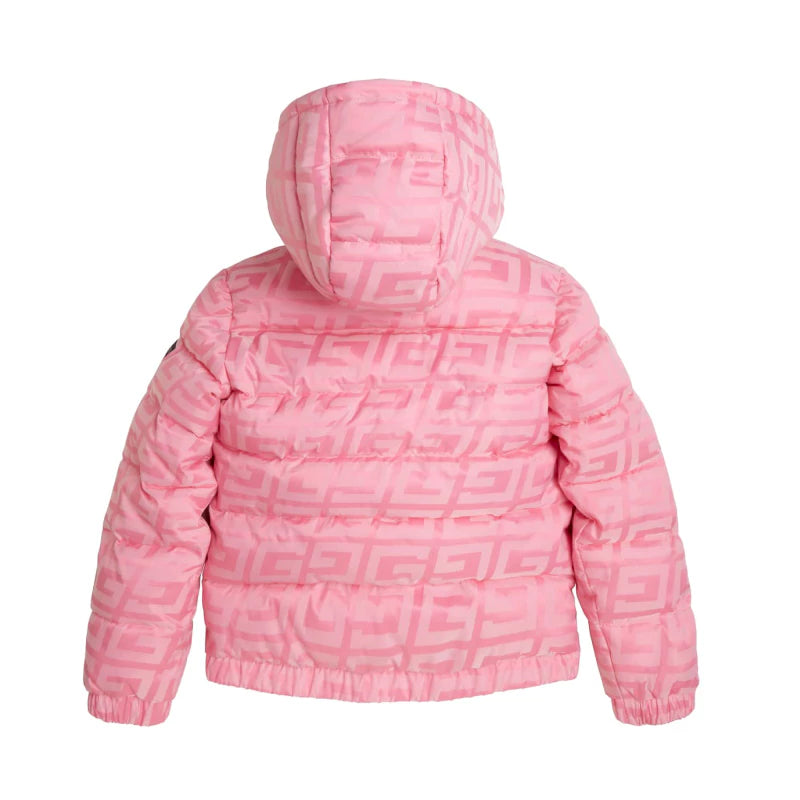 Зимно яке за момиче в розово Guess