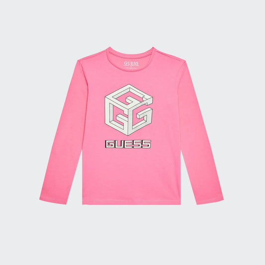 Блуза за момиче в розово GUESS