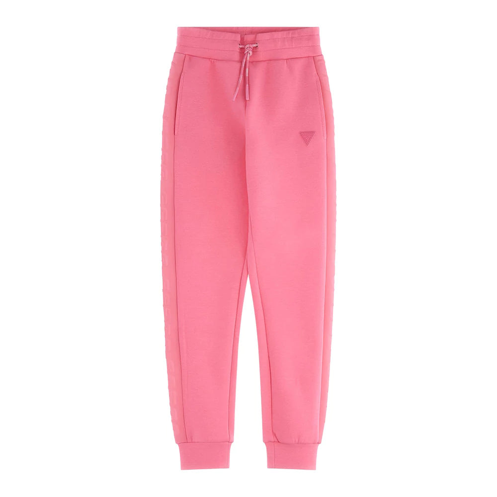 Спортен панталон за момиче в розово Guess