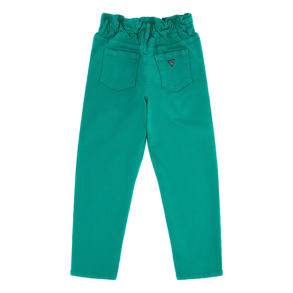 Guess green jeans for girls