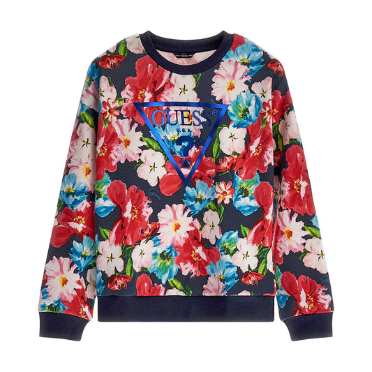 Детска блуза флорален принт Guess