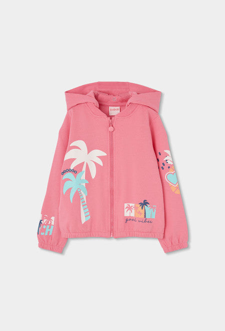 Суитшърт за момиче BOBOLI