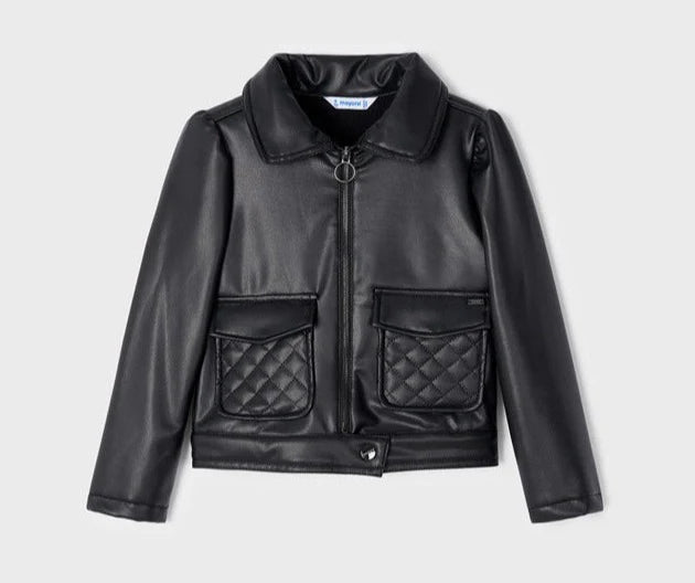 Leather jacket for girl MAYORAL