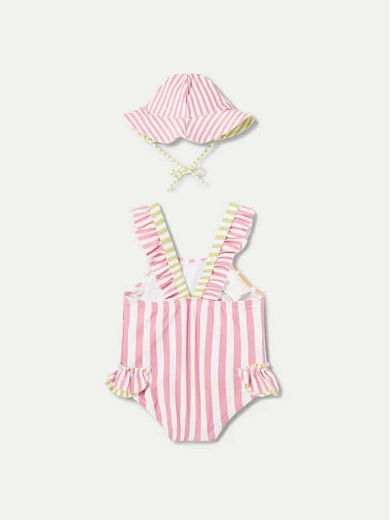 Swimsuit for girl and hat MAYORAL