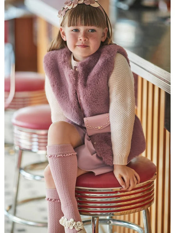 Fluffy vest for girl MAYORAL