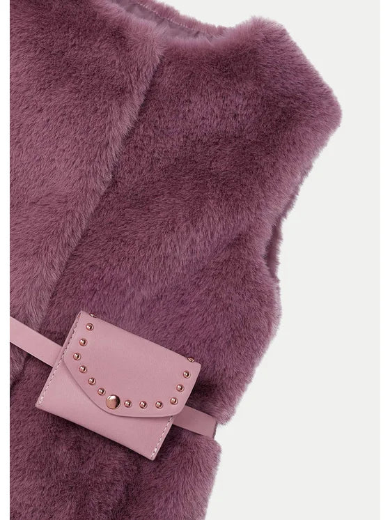 Fluffy vest for girl MAYORAL