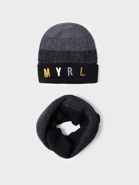 Hat and scarf set for boy MAYORAL