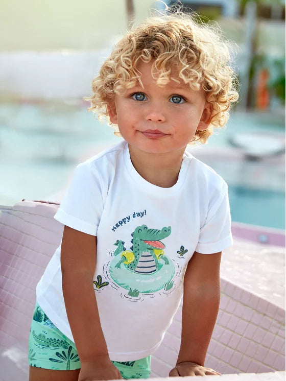 Boy's T-shirt and swimsuit set MAYORAL