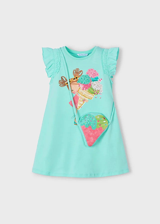 Girl's dress and bag MAYORAL