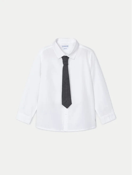 Boy's shirt with tie MAYORAL