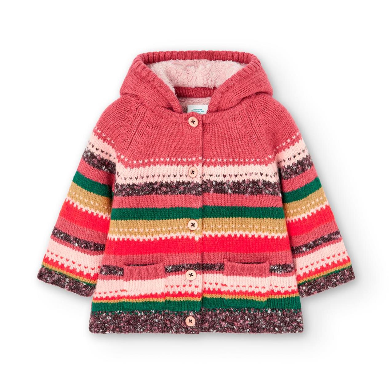 Thick cardigan for girl BOBOLI