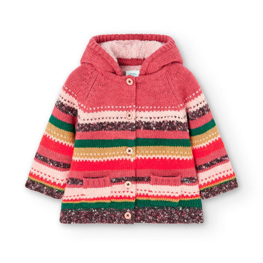 Thick cardigan for girl BOBOLI