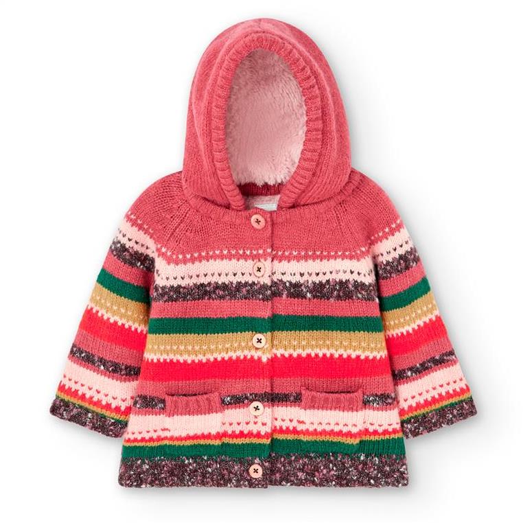 Thick cardigan for girl BOBOLI
