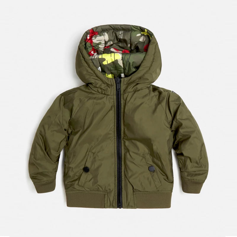 Двулицево яке за момче в зелено Guess