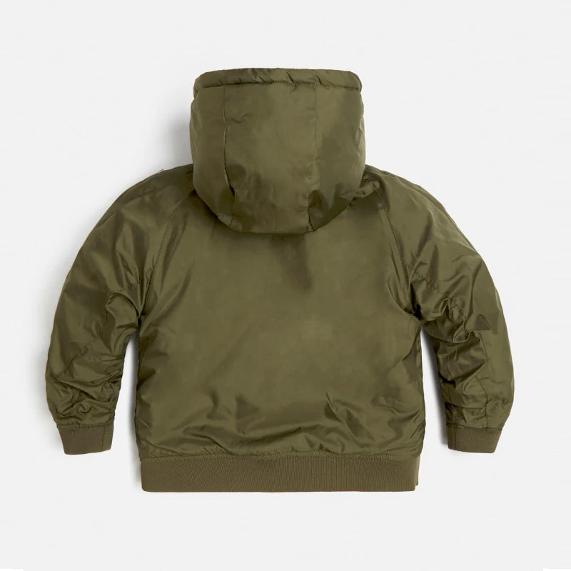 Двулицево яке за момче в зелено Guess