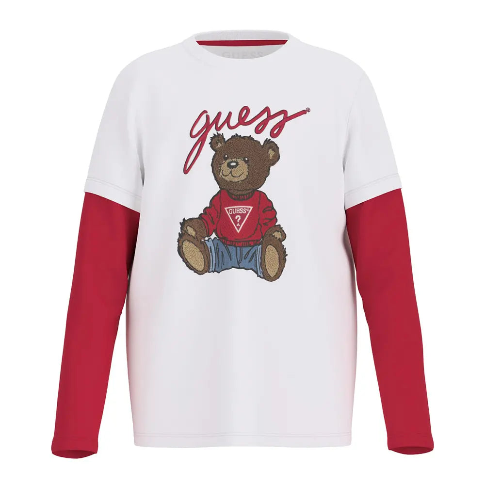 Guess red sleeveless blouse for boy
