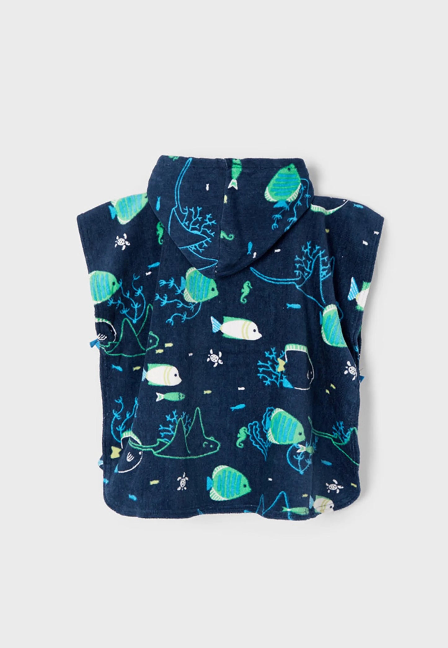 Beach poncho - towel in blue Mayoral