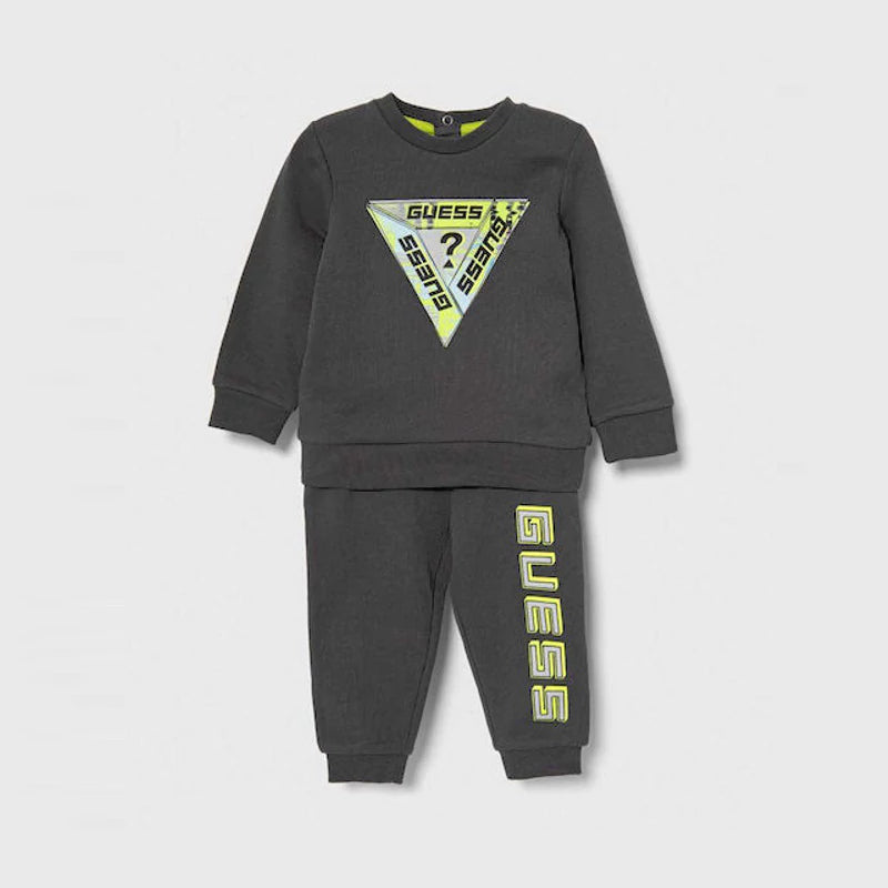 Комплект блуза и дълъг спортен панталон за момче Guess