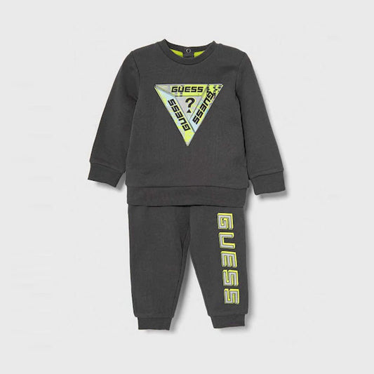 Комплект блуза и дълъг спортен панталон за момче Guess