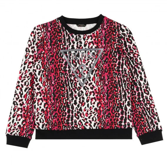 Детска блуза в животински принт Guess