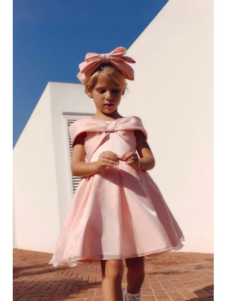 Formal dress for a girl with a ribbon Abel &amp; Lula